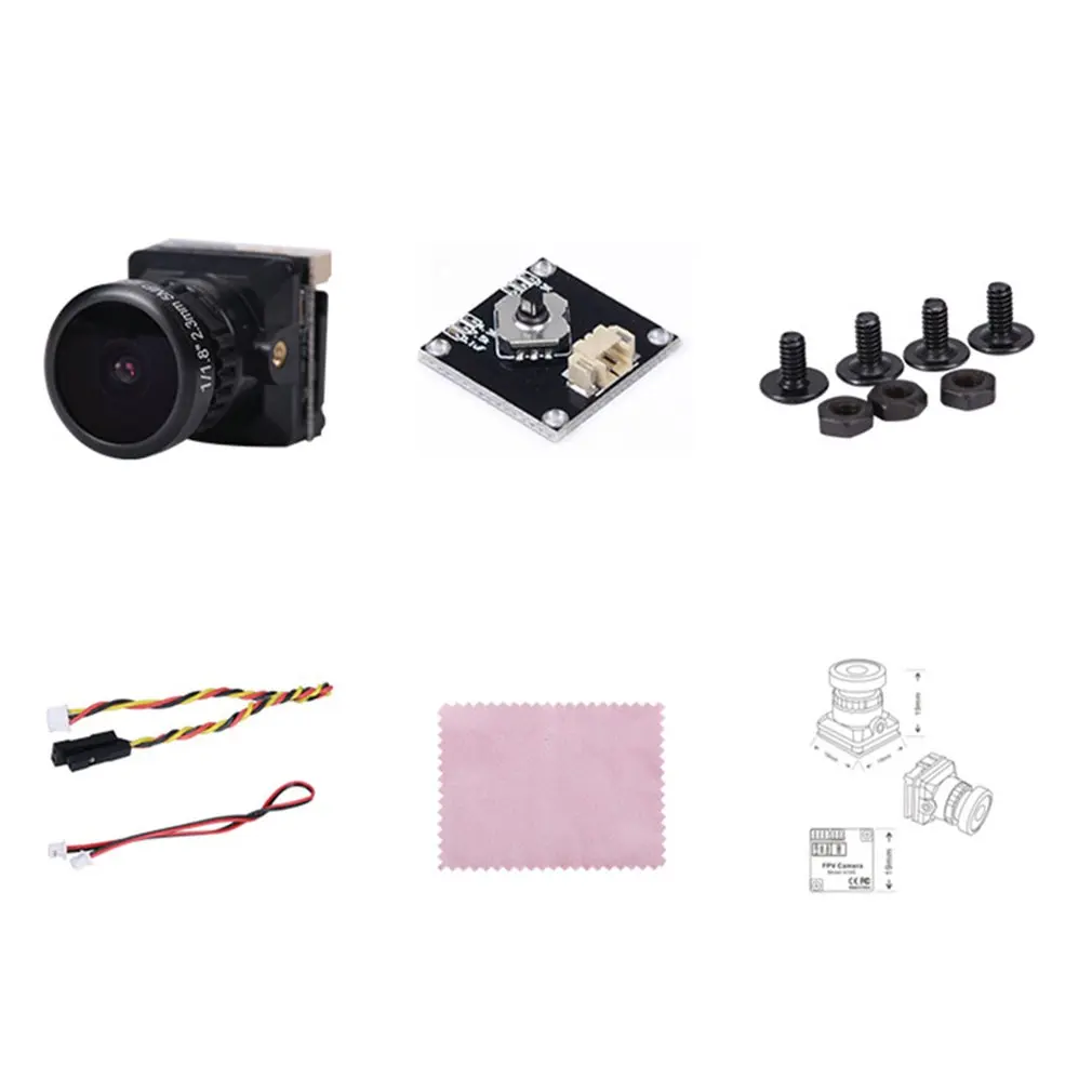 FPV передатчик Дрон магния FPV камера 1080P ночное видение низкая задержка 2,1 мм с OSD тюнинговая плата FPV камера для FPV Дрон