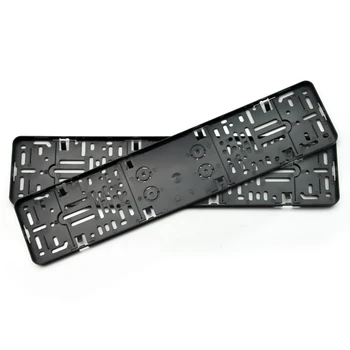 

XCCPJ 2 Pcs European License Plate Frame for Car Number Auto Number Plate Plastic Car Accessories Car Protect Accessories