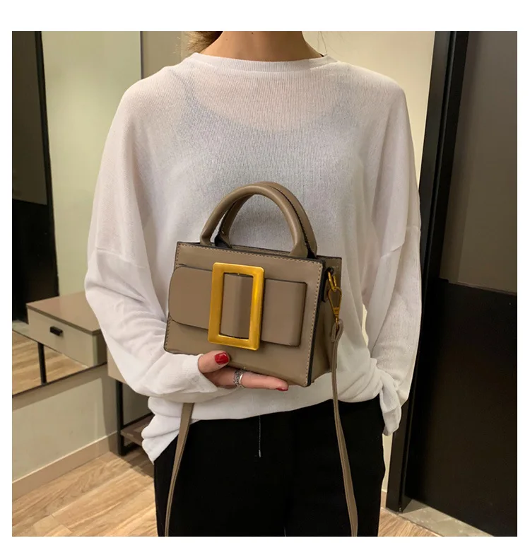 

Women's Style 2019 New Style Style Bag with Simple Texture, Single Shoulder, Individual Hand-held Inclined Straddle Bag