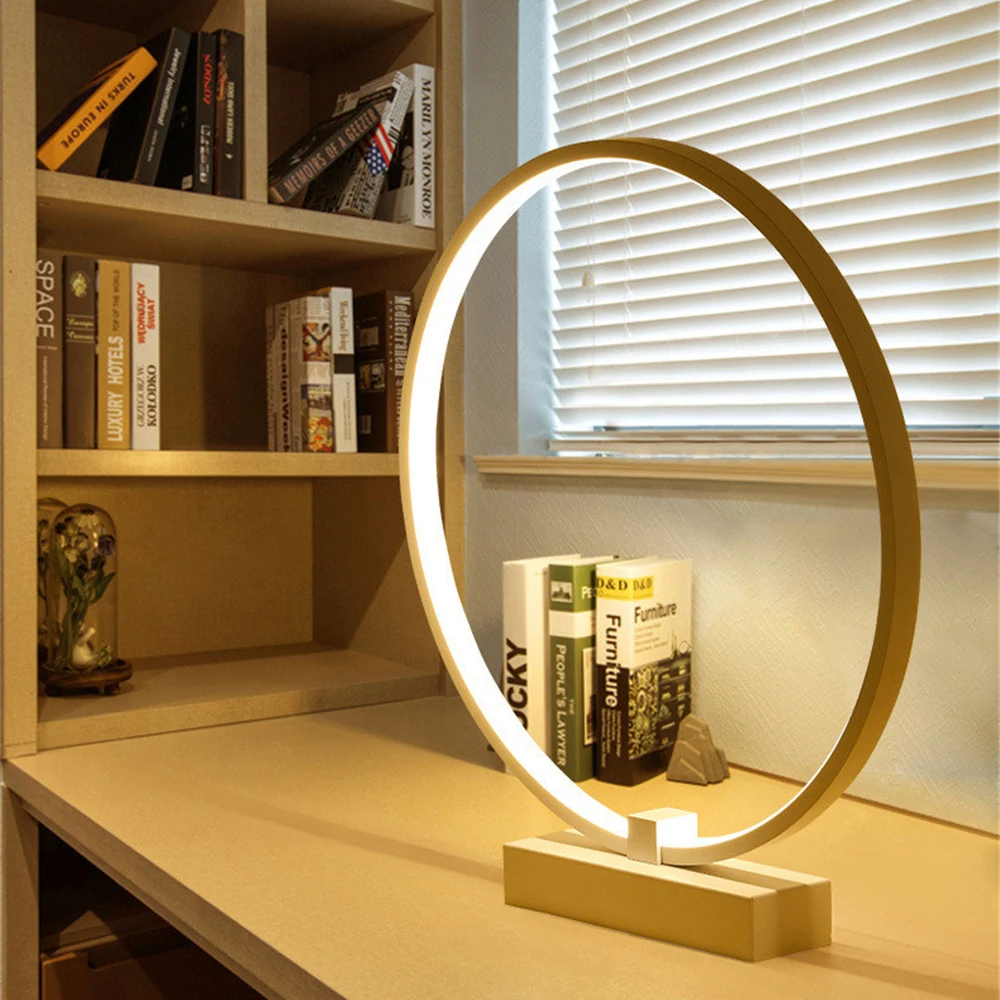 Прикроватная лампа, прикроватный светильник для чтения, для спальни, для дома, Круглый, яркий