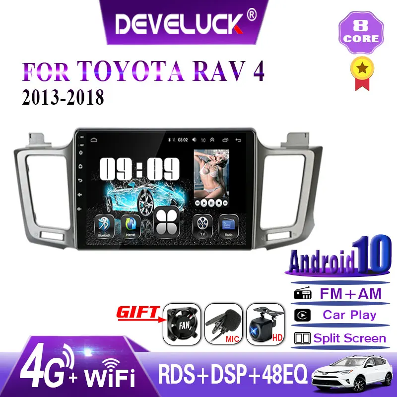 Android 10.0 2 din Car Radio Multimedia Video Player Navigation GPS For Toyota RAV4 4 XA40 5 XA50 2012 - 2018 4G net 2din RDS AM |