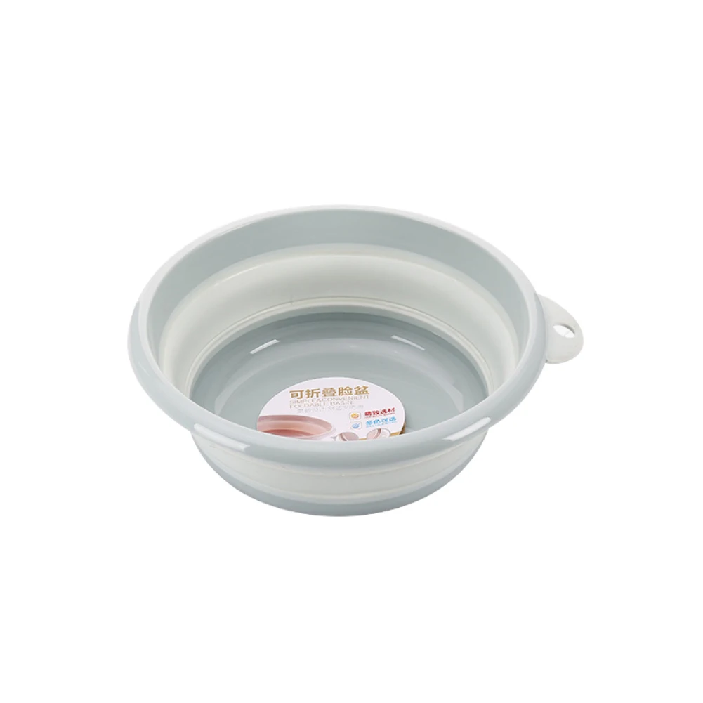 Medium Blue Basin 2 размера портативный складной умывальник Многофункциональный складной ведро гаджет для путешествий Кемпинг ведро для очистки Открытый складной ведро - Цвет: Medium Blue Basin