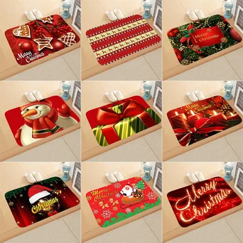 

Door Mat Christmas Santa Claus Outdoor Indoor Rugs Floor Carpet Xmas Home Room Decor DC120