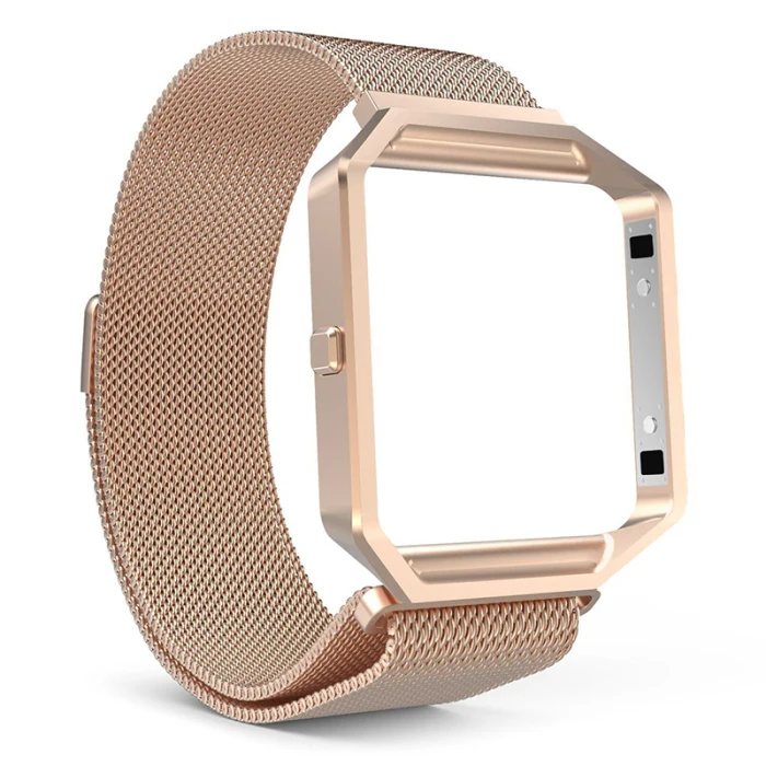 Магнитный замок сетки петля ремешок браслет с металлической рамкой для FitbitBlaze часы VDX99