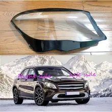 For Mercedes Benz GLA W156 GLA200 GLA220 GLA260 2015 2016 2017 2018 Car Headlight cover Headlamp Lens Auto Shell Cover