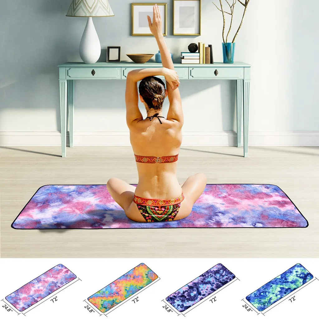 183x63cm PVC Yoga Mats Anti-slip Blanket PVC Gymnastic Sport Health Lose Weight Fitness Exercise Pad Women Sport Yoga Mat#Z