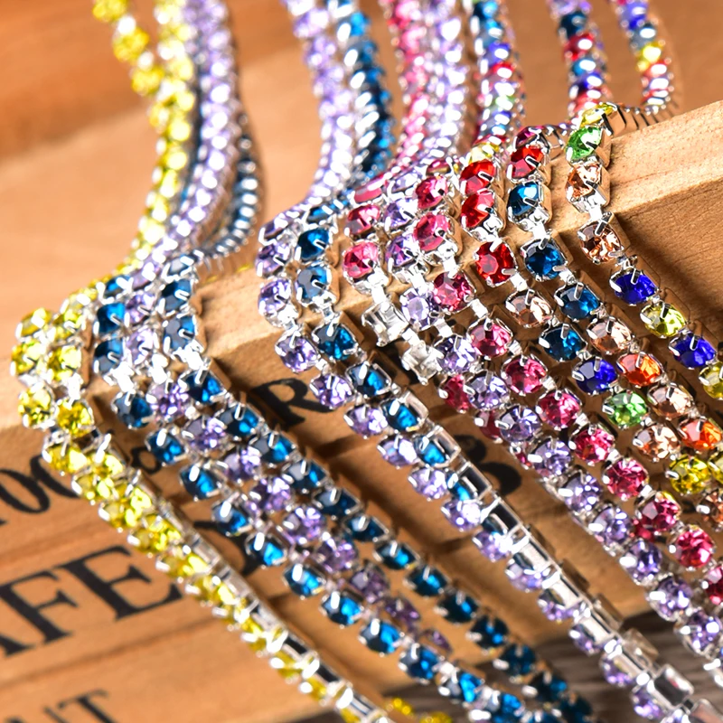 Hot Sale Sewing Rhinestone Cup Chain Ss6-Ss28 Glitter