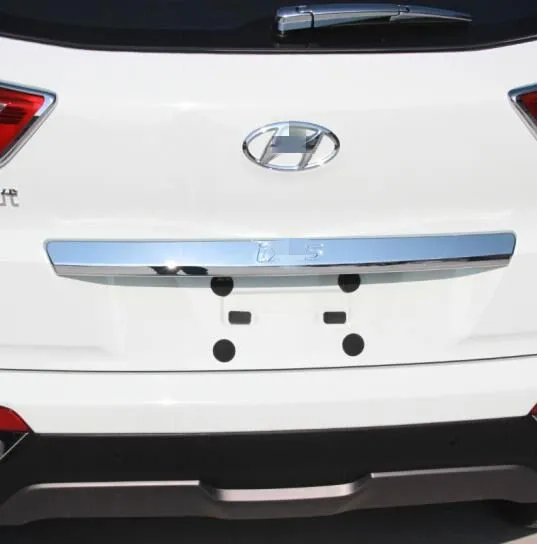 Нержавеющая сталь сзади отделка крышки багажника 1 шт. для hyundai IX25