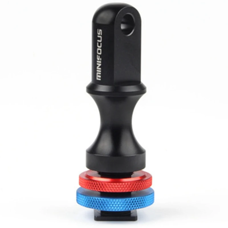 Promo Offer of  Ys Head Adapter Cold Shoe Mount Underwater Photography Light System Adapter Torch Holder Connecter 