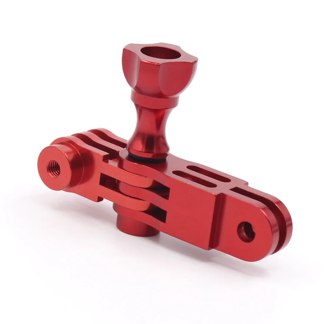 CNC алюминиевый сплав Трехходовой поворотный рычаг фиксированный Адаптер для GOPRO Hero 7 6 5 Session/Xiaomi Yi/SJ/GitUp Экшн-камера