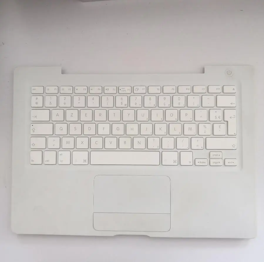 

White Palmrest Topcase For Macbook 13'' A1181 A1185 Palmrest Top case with FR French keyboard &Touchpad with Yellow Cable
