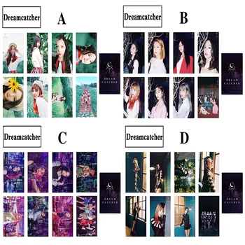 

8 Pcs/Set Kpop Dream Catcher Album Double-sided Small Card Picture Card Postcard Decoration Supplies Fan GiftsStationery Set