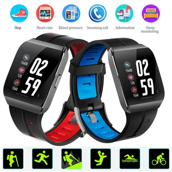 

Smart Watch Men Fitness Trakcer Watches IP68 Waterproof Heart Rate Monitor 30 Days Long Time Standby Smartwatch For Android IOS