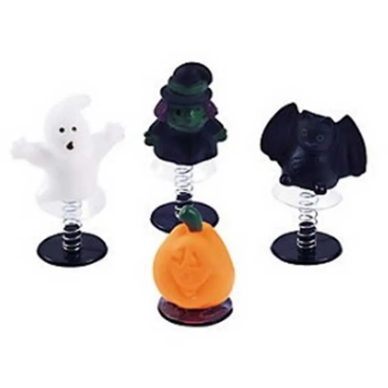 

Plastic Bouncing Toy Ghost Witch Bat Pumpkin Lamp Halloween Doll Halloween Bouncing Toy