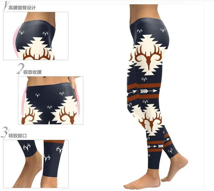 Модная женская одежда, спортивные леггинсы, сексуальные комбинезоны, Компрессионные Леггинсы с эффектом пуш-ап, готические леггинсы для тренировок на Хэллоуин, лосины