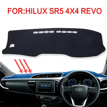 

smabee Dashboard Cover Dash mat Carpet For Toyota Hilux SR5 4x4 REVO Hi-Rider 8th Gen AN120 AN130 2015 2016 2017 2018 2019
