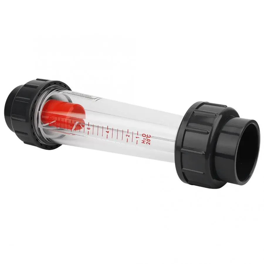 LZS-15D Flow Meter 1-10m3/H Plastic Tube Liquid Water Rotameter Flow Measuring Instruments Water Testing Meter