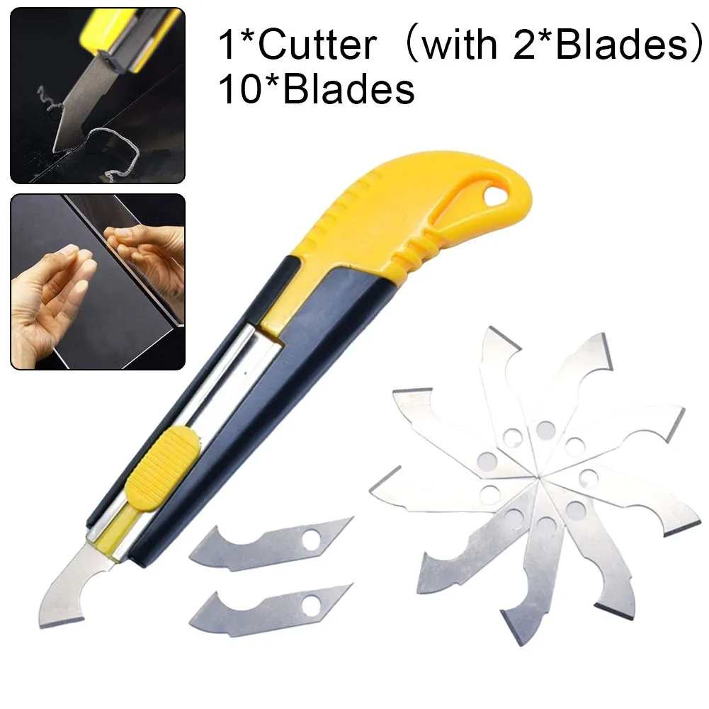 Cutting Balde+10*blade Set Plastic Cutter Knife Blade Cutter Blade Acrylic Plastic