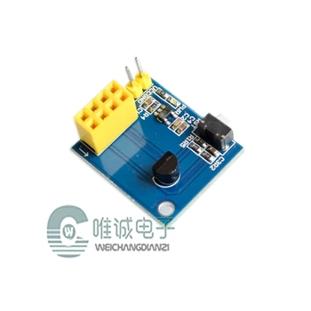 

ESP8266 ESP-01 ESP-01S DS18B20 temperature WiFi wireless node module adapter board module remote networking