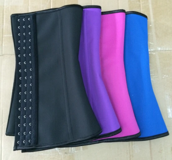 

New Women Plus Size Latex Waist Corsets Body Shaper Latex Waist Trainer Cincher Corset XS-6XL