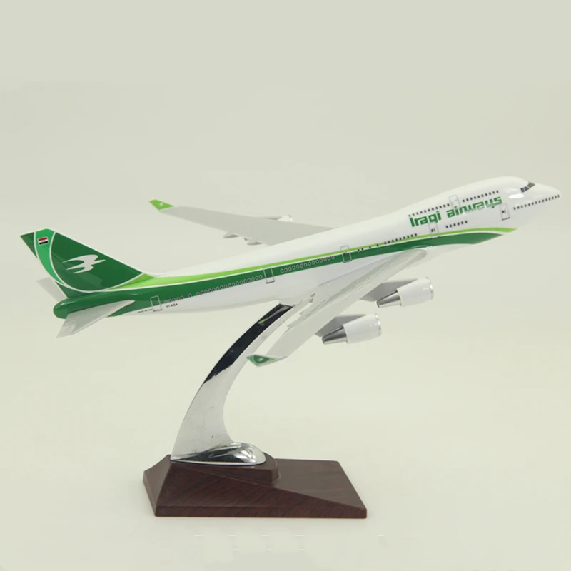 30 см 1:200 Масштаб Самолеты Iraqi Airways Boeing 747-400 Модель самолета Модель самолёта из смолы коллекционные украшения подарки