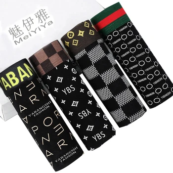 

MEIYIYA Underwear Panties Mens 4Pcs\lot Underwear Camouflage Organic Natural Cotton Model Boxers Men Ventilate Plus Size Boxers