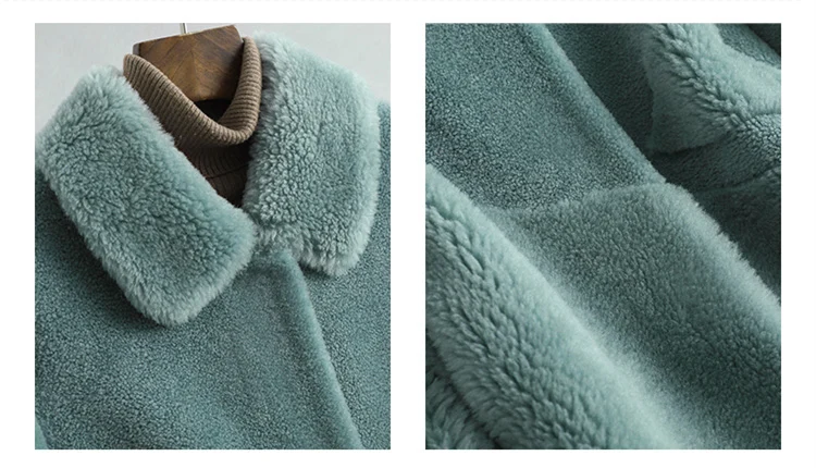GOURS зимнее пальто с натуральным мехом женская одежда парка из натуральной шерсти длинные пальто и куртки теплые большие размеры Новинка LD1959