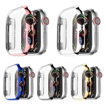 Защитный чехол для Apple Watch Series 4 3 2 1 чехол Etui Na защитный чехол против царапин Carcasa 38 мм 40 мм 42 мм 44 мм Hoesjes