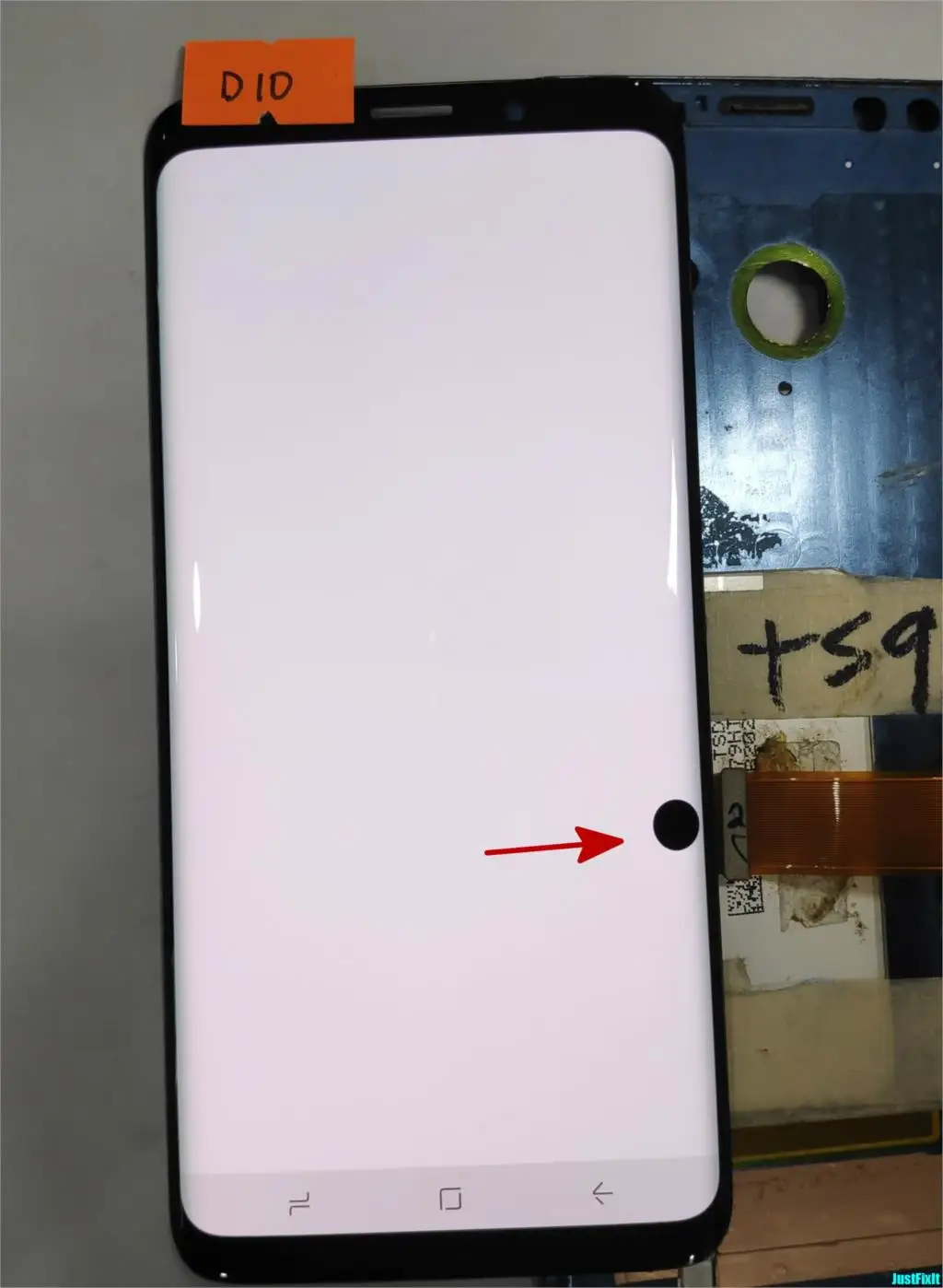 Для samsung Galaxy S9 G960 G960f дефект ЖК-дисплей сенсорный экран дигитайзер 5,8 ''Супер AMOLED экран - Цвет: D10