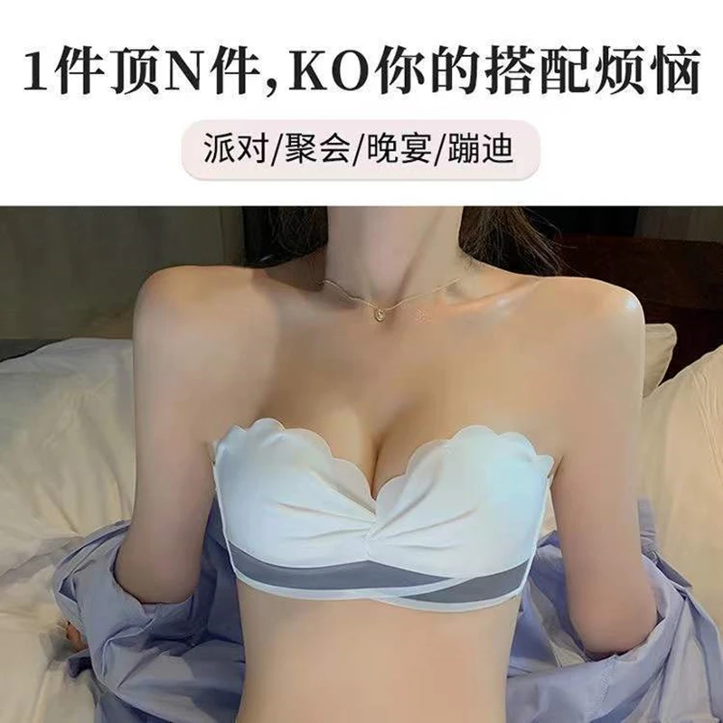 Underwear Cute Girl Small Breasts Gathered Bras No Steel Ring Breast Top  Support Anti-sagging Pure Desire Style Bra Set - AliExpress