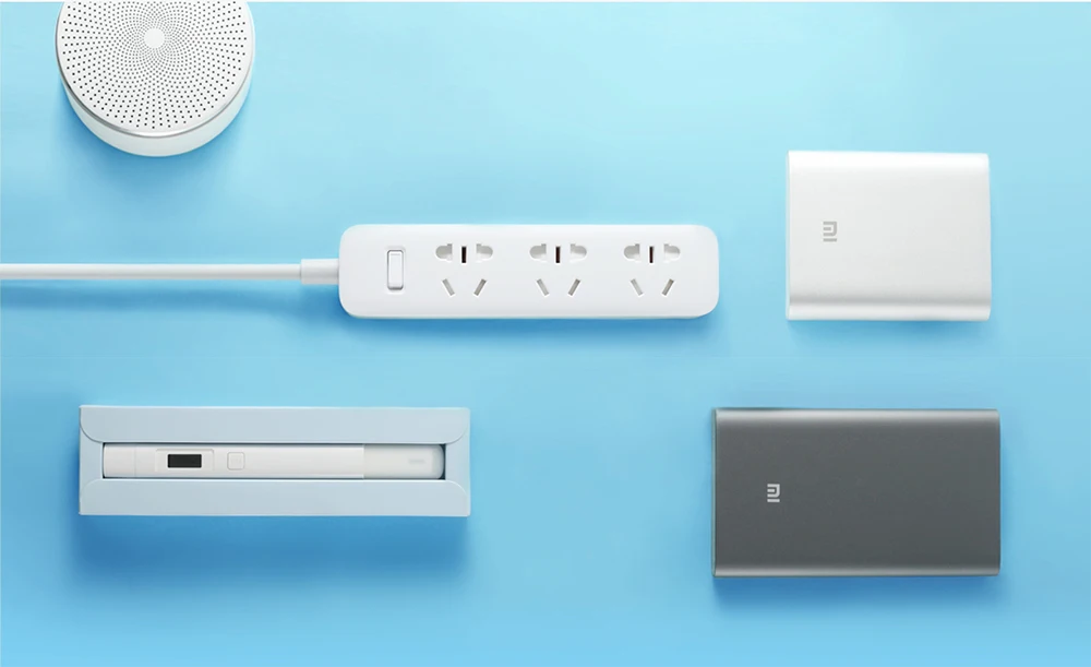 Original Xiaomi Mijia Power Strip Socket Fast Charging 3 USB + 3 Sockets Standard Plug Interface Extension Lead EU US Adapter (25)