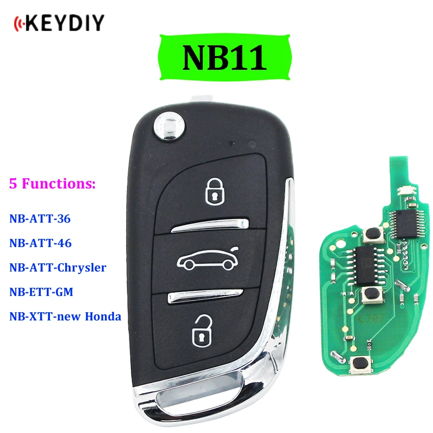 

NB11 universal 3 button NB series remote control for KD900 URG200 KD200 make new remote key with Multi-functional chip inside