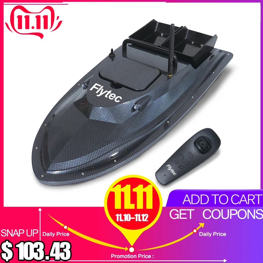 Comprar Flytec V007 RC barcos de pesca al aire libre anidamiento Barco de velocidad fija crucero corrección de guiño de doble Motor diseño antiinterferencias