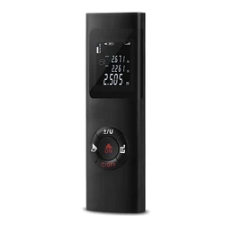 Télémètre Laser 40M USB Rechargeable Laser distancemètre numérique à bande télémètre outils de Construction 