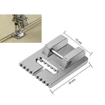 

1 Piece Household Multi-Function Sewing Machine Presser Foot Tuck 5/7/9 Groove Presser Foot Sewing Machine Accessories