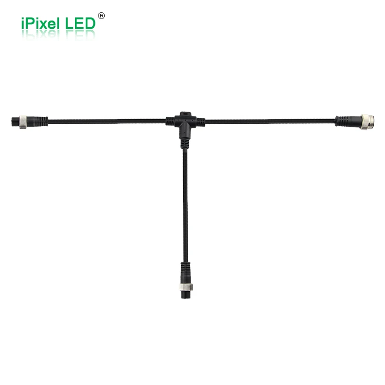 Водонепроницаемый 3 канала T разъем типа для SPI и DMX512 светодиодный продукты