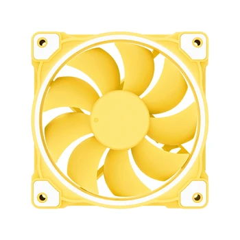 

Light White LED Computer Accessory Quiet PC Case Blades 120mm Wide Use PWM Fan High Speed Cooling CPU Cooler Air Volume