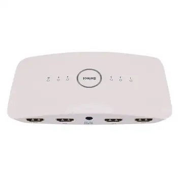 

4K60Hz 2.0 HDMI Switcher 5x1| HDR 5 Ports HDMI Switch 4:4:4 Voice Control Compatible With Alexa For PS4 Pro, UHD TV, Xbox One