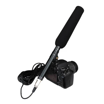 

Professional Interview Microphone Camera Microphone Directional Condenser MIC for PC DSLR DV Camcorders Video Camera