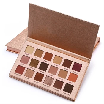 

18 Colors Metallic Shiny Nude Eyeshadow Pallete Diamond Shimmer Glitter Eye Shadow Palette Natural Cosmetics Eye Makeup Palette
