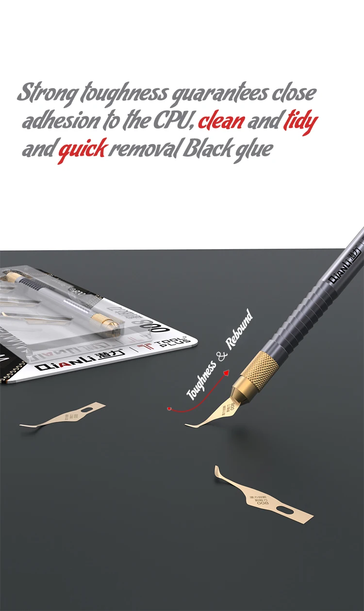 Резиновый резак ручной шлифовальный нож QIANLI 008 Для процессора микросхема материнская плата ремонт резиновых инструментов