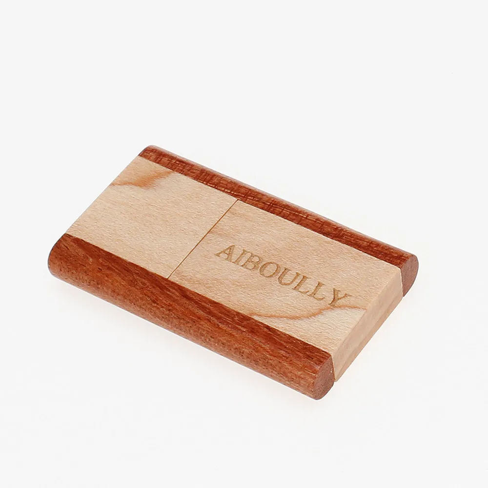 Вращающийся usb 2,0 деревянный USB флеш-накопитель 4 ГБ 8 ГБ флеш-накопитель 16 ГБ флеш-накопитель 32 Гб 64 Гб USB память свадебный подарок гравировка логотипа компании - Цвет: H u disk