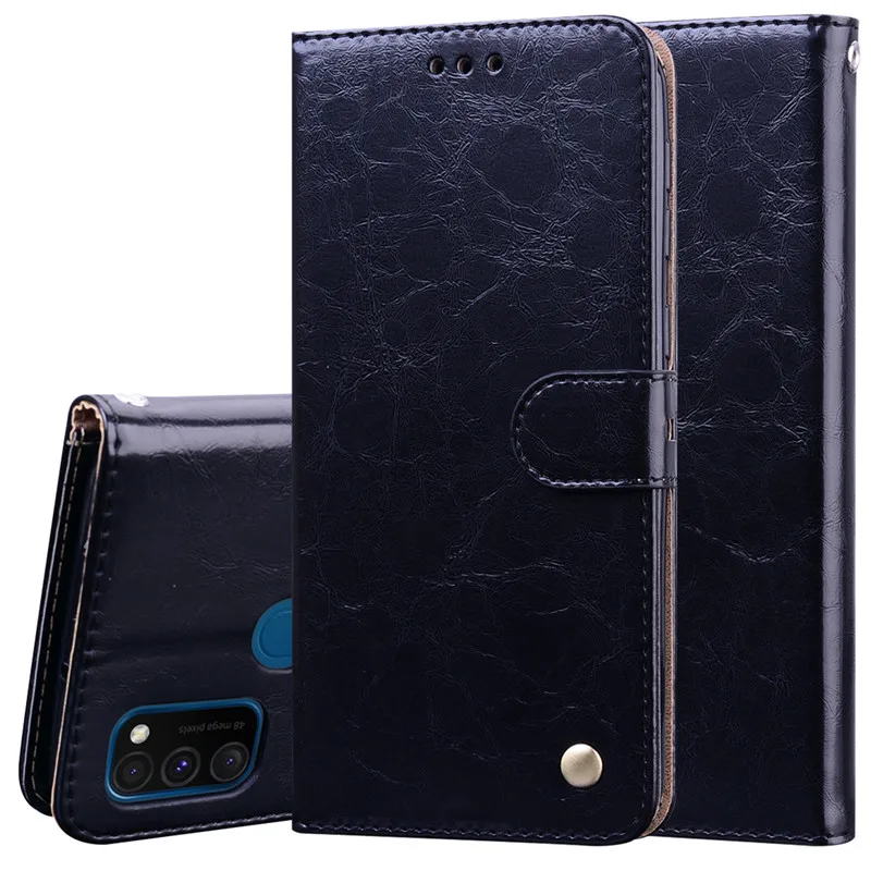 best case for samsung For Samsung M21 Case 6.4 inch Leather Wallet Flip Case For Samsung Galaxy M21 Case Business Magnetic Coque For Samsung M21 Funda samsung silicone cover