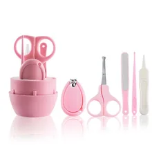 Детский набор для ухода за ногтями пилочка для ногтей пластиковый пинцет Ушная ложка детский инструмент для ухода за ногтями Ножницы Для Стрижки Ногтей