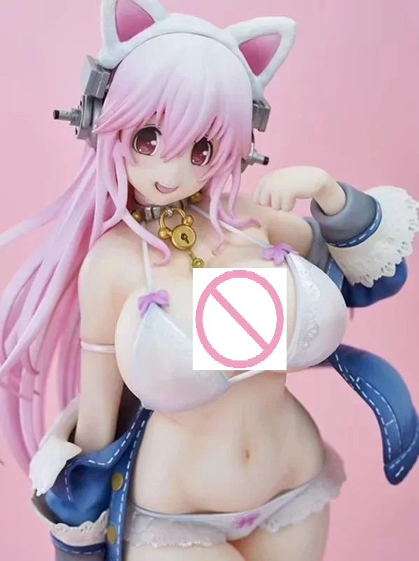 Аниме Супер SONICO анимация сексуальные девушки Белый Кот вер. SkyTube ПВХ фигурка Коллекция Модель отлитые игрушки Brinquedos 27 см