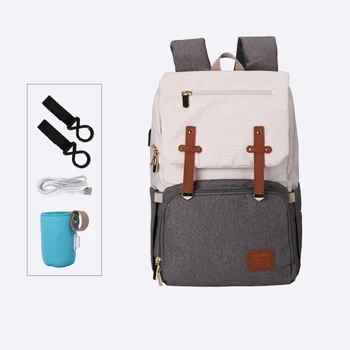 

Baby Diaper Backpack with USB Charger