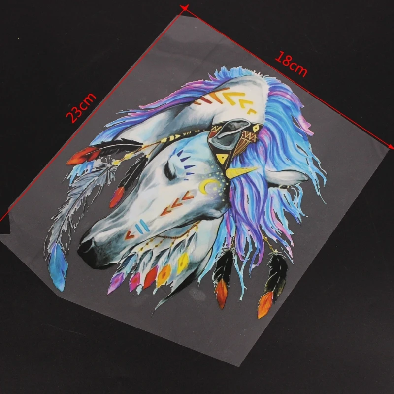 Cartoon Unicorn Iron-On DIY T-Shirt Clothing Heat Transfer Sticker Patch New M4YD