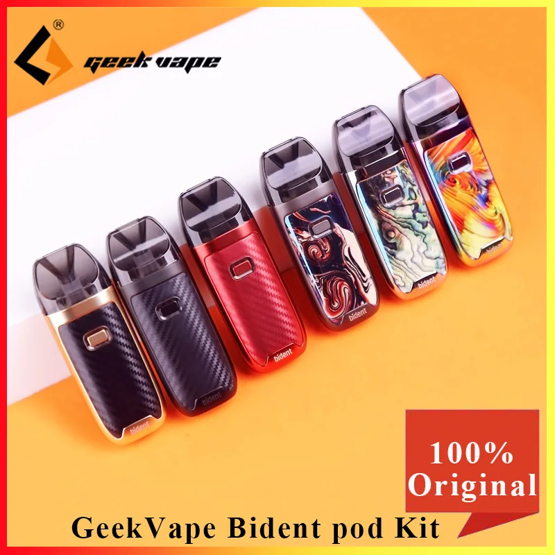 

GeekVape Bident Kit 950mah battery 3.5ml/ 2ml pod Electronic Cigarette fit AS Chip Vape Kit Dual coil system vs frenzy pod
