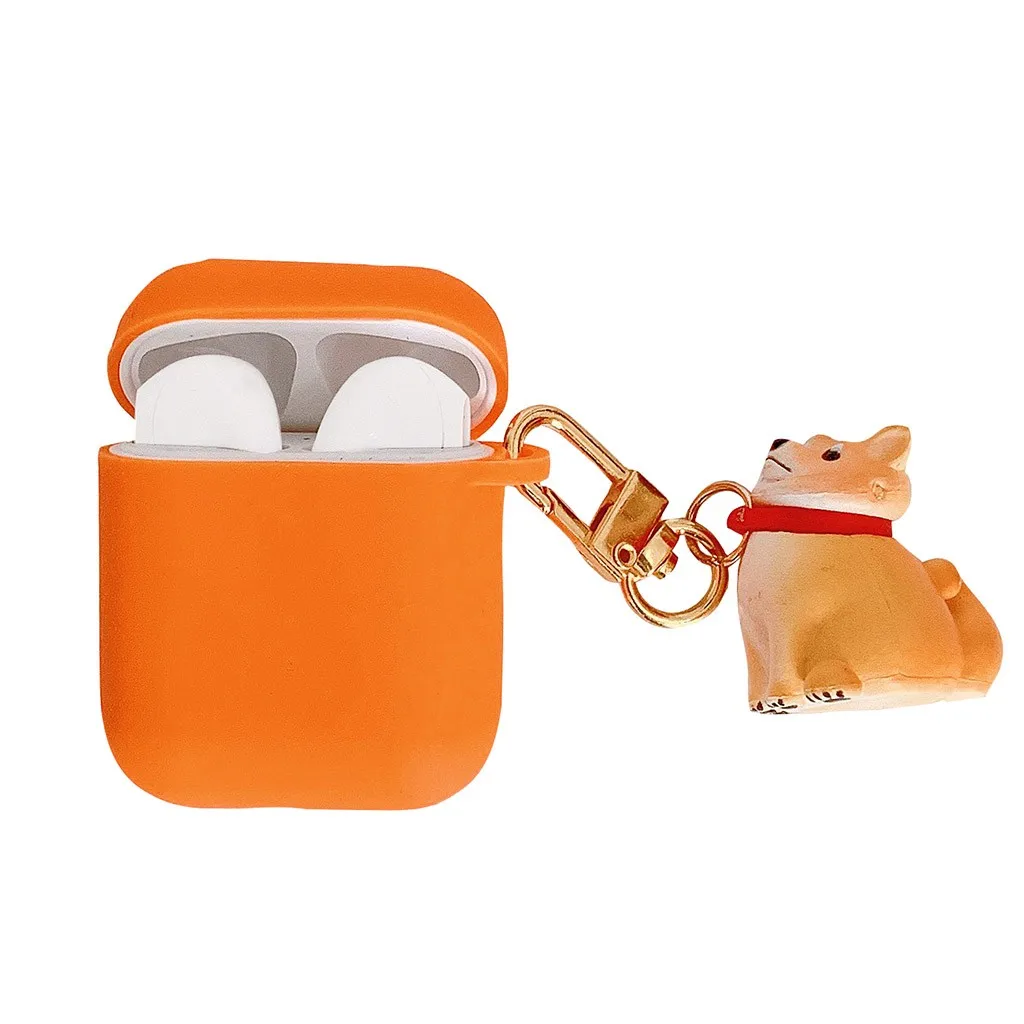 Silicone Earphone Case Anti-lost Protective Cover Skin Case For Apple AirPods Charging Earphone Case for airpods 103#B