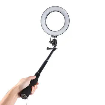 

Dimmable LED Studio Camera Ring Light USB Charging 6 Inch Wire Control Photo Phone Video Fill Light 2020